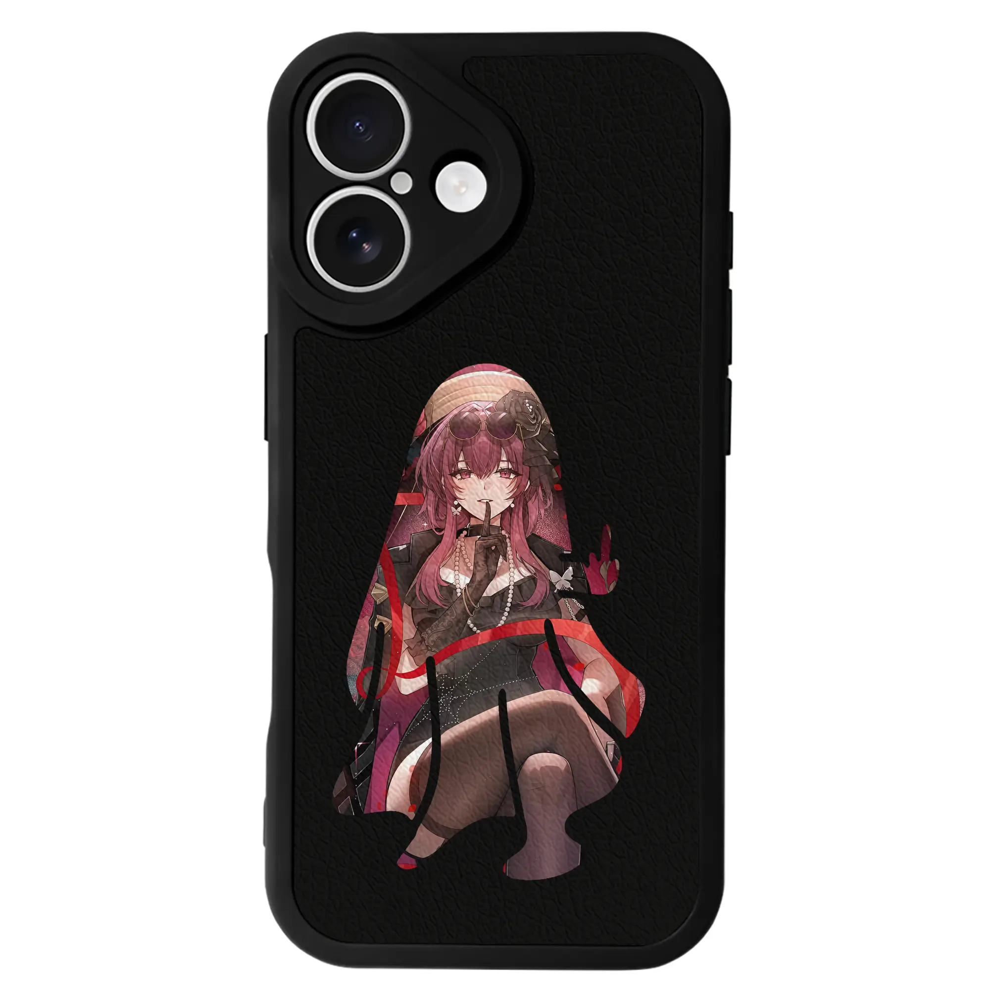 崩壊：スターレイル グッズ カフカ - IPhone 16シリーズ対応 ・ シリコンスマホケース ・ レザー調 ・ 高精度フィット ・ 耐衝撃 ・ ワイヤレス充電対応 ・ 精密カット